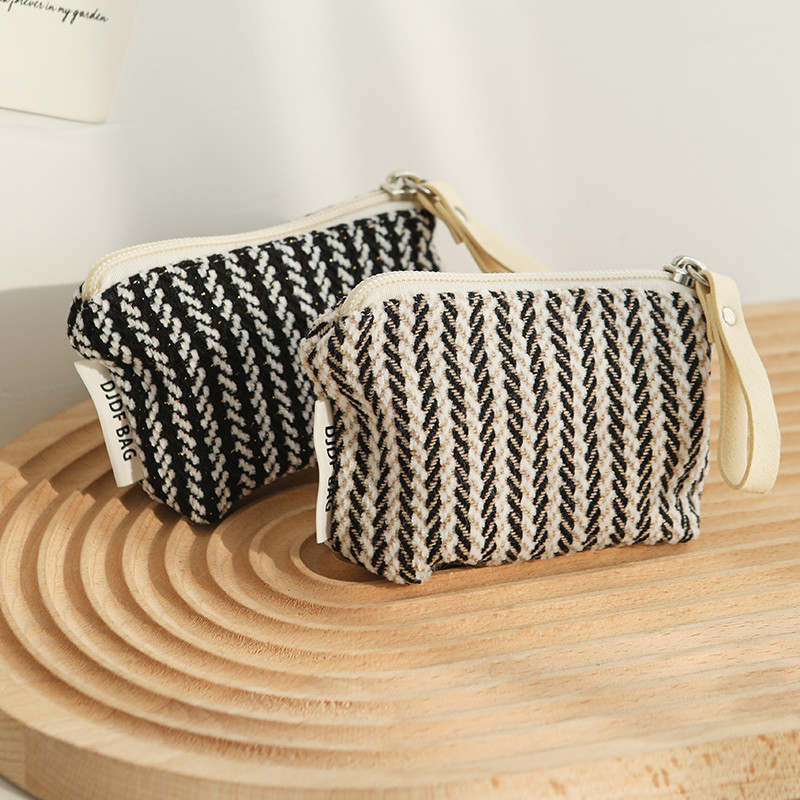Mini saco cosmético Bluetooth fone de ouvido saco de armazenamento batom moeda bolsa cosméticos portátil ins Super quent
