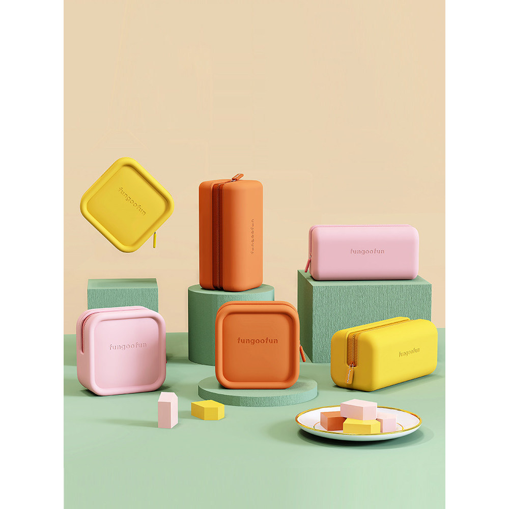 Bolsa cosmética feminina de viagem, cabo de fone de ouvido Bluetooth, carregador de celular, caixa de armazenamento Digi