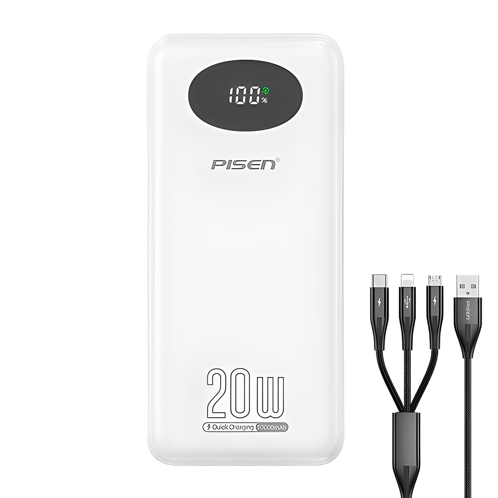 Cabo Usb 3 em 1 Macho/Macho Usb A para Lightning/USB-C/Micro 1.2 Metros Preto + TS-D342W, Design Compacto e Portátil (K-