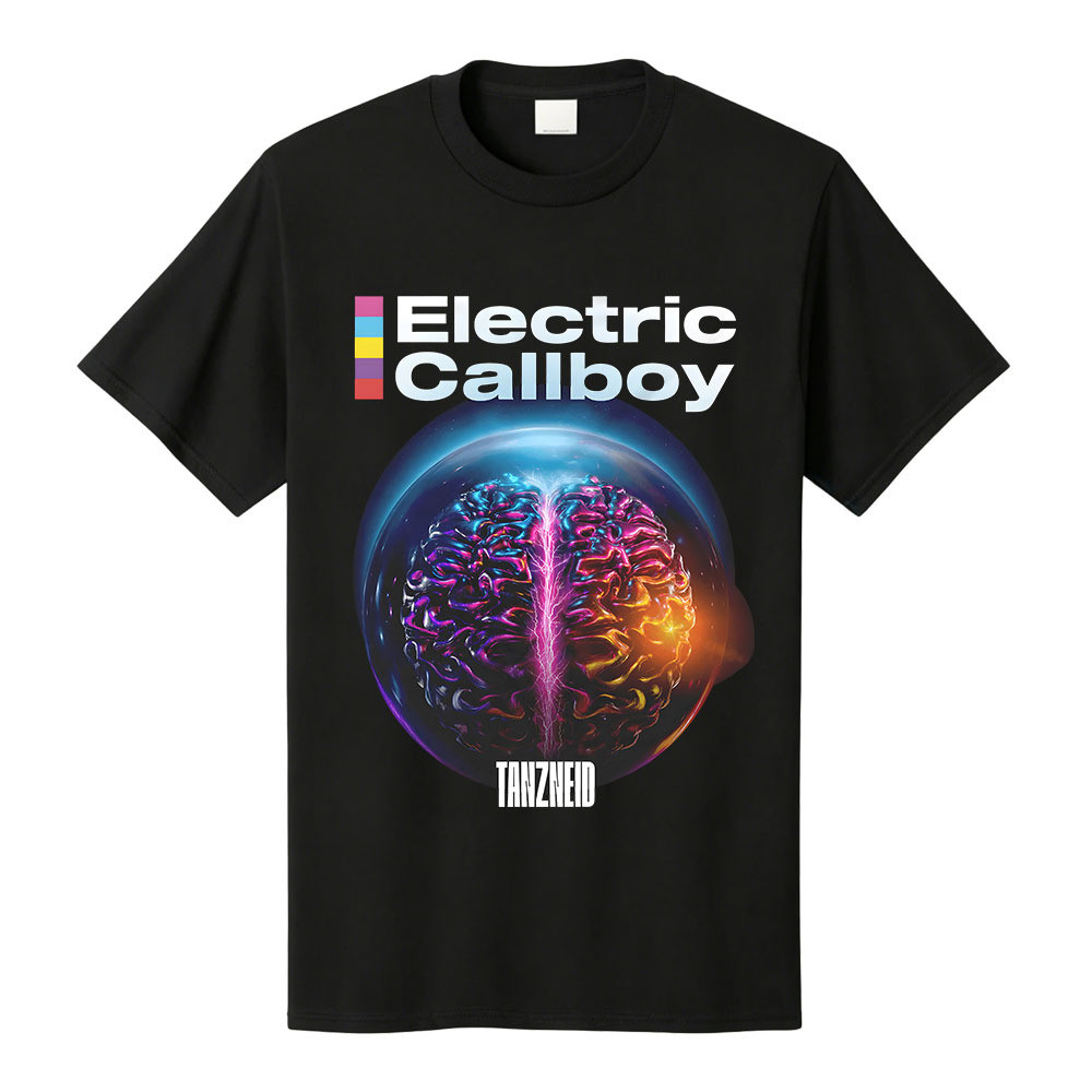 Music.Soul Camiseta Unissex ELECTRIC CALLBOY Banda Album Cover Estampa Moderna Confortável Estilosa Streetwear