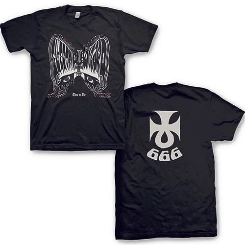 Music.Soul Camiseta Unissex Electric Wizard Time to Die Album Arte Doom Metal Estampa Detalhada Confortável Estilosa ...