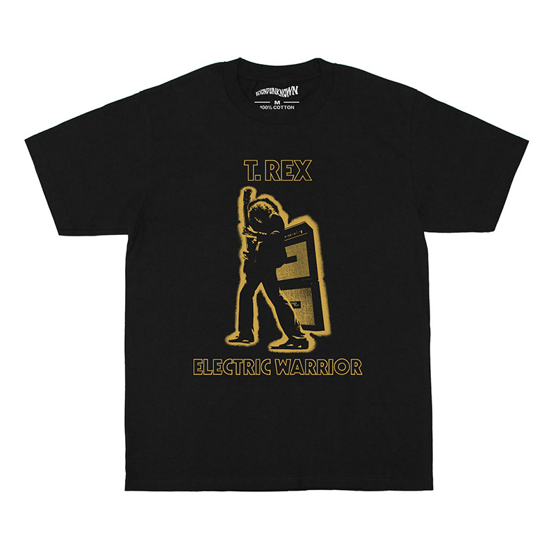 Music Soul Camiseta Unissex T Rex Electric Warrior Rock Glam Retrô Vintage Estilosa Confortável Casual