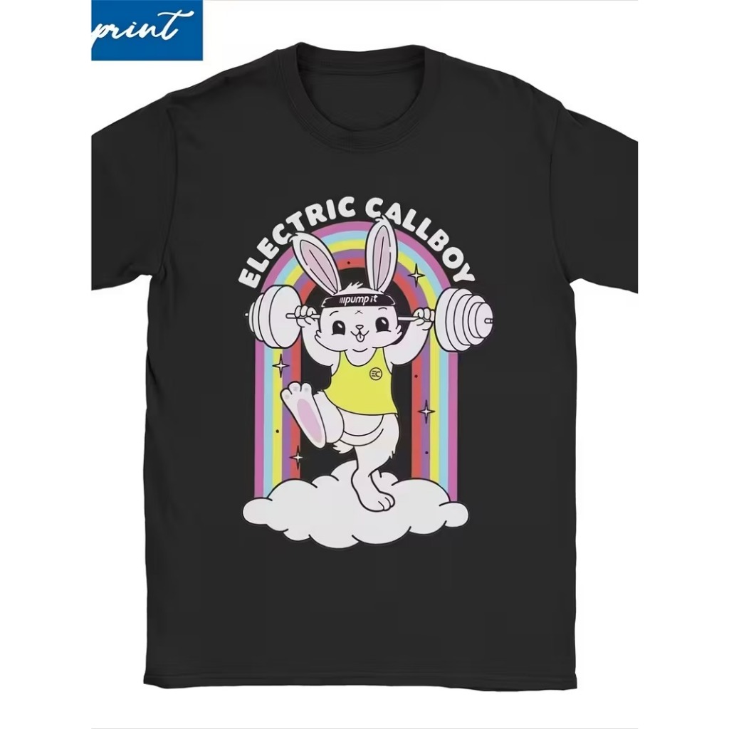 T shirt Gráfico Vintage AlemÃo de Música Electric Callboy para Homem e Mulher Design Retro Anos 80