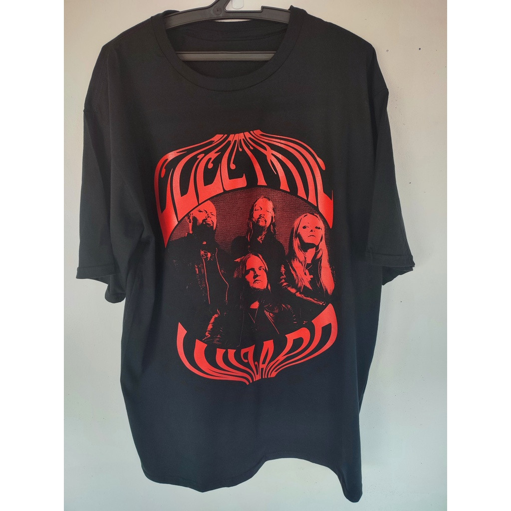 [Camiseta Premium em Algodão Puro]GXG Camisa de Rock Electric Wizard Camiseta de Banda Doom Metal Stoner Rock - Linha Pr