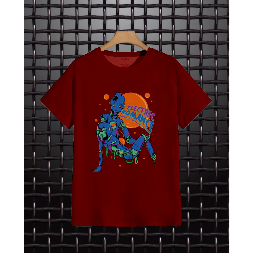 Camiseta Electric Romance 100% Algodão Streetwear