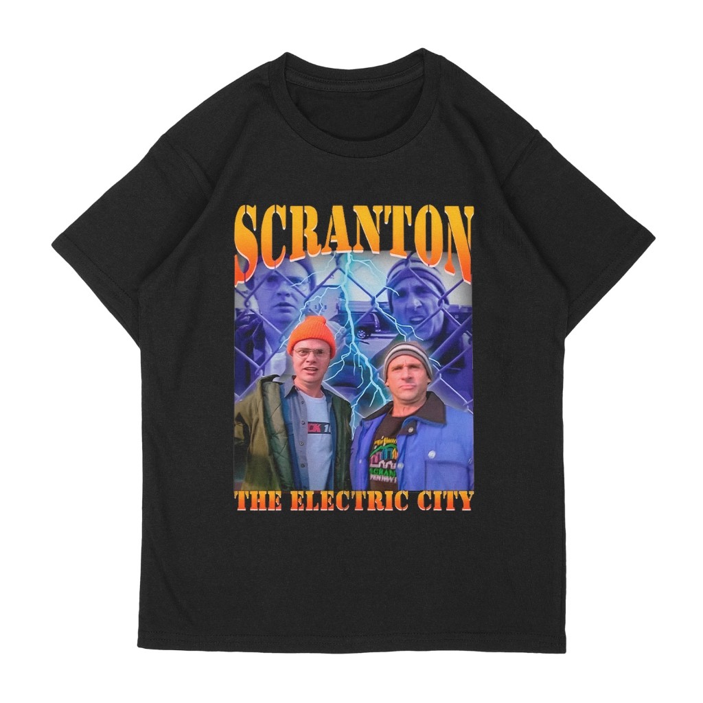 Camiseta Unissex Série The Office The Electric City Scranton Michael Scott store