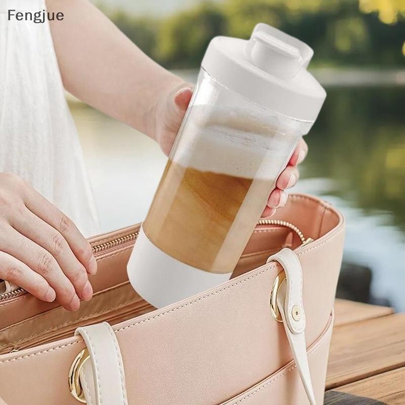 Fengjue 450ml Copo De Agitação De Café Elétrico Portátil Usb Recarregável Totalmente Automático Para Fitness Esportes Ao