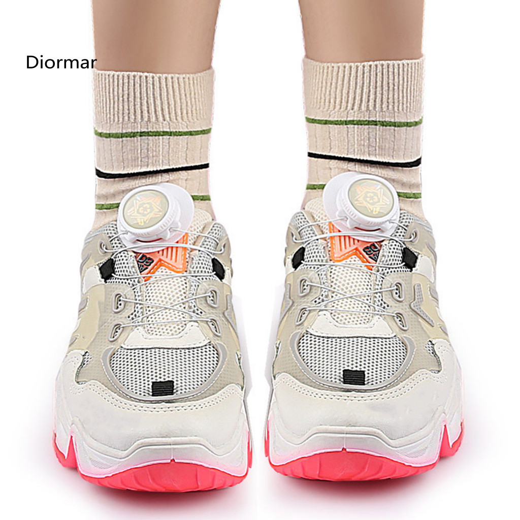 Quick Easy Shoelace Shoe Buckles Automatic Buckle Rope Shoelaces Metal Wire Swivel Lock Mini Lightweight Install Accesso