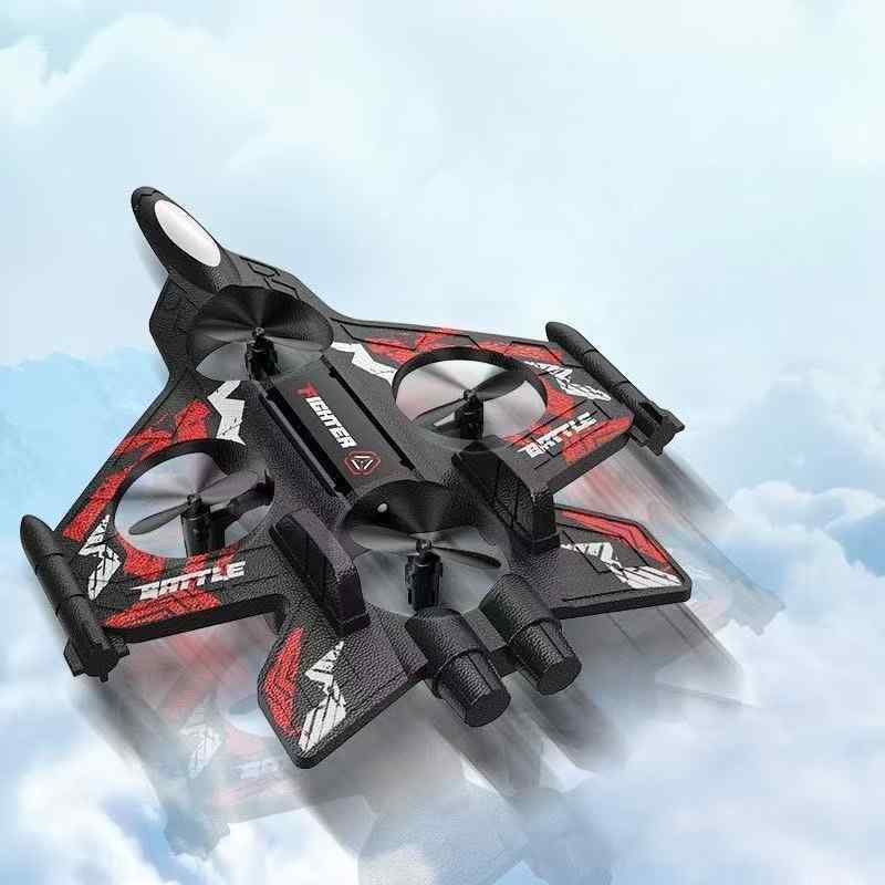 Avião Drone Acrobático de Combate 2.4G com 4 Motores – Presente Crianças