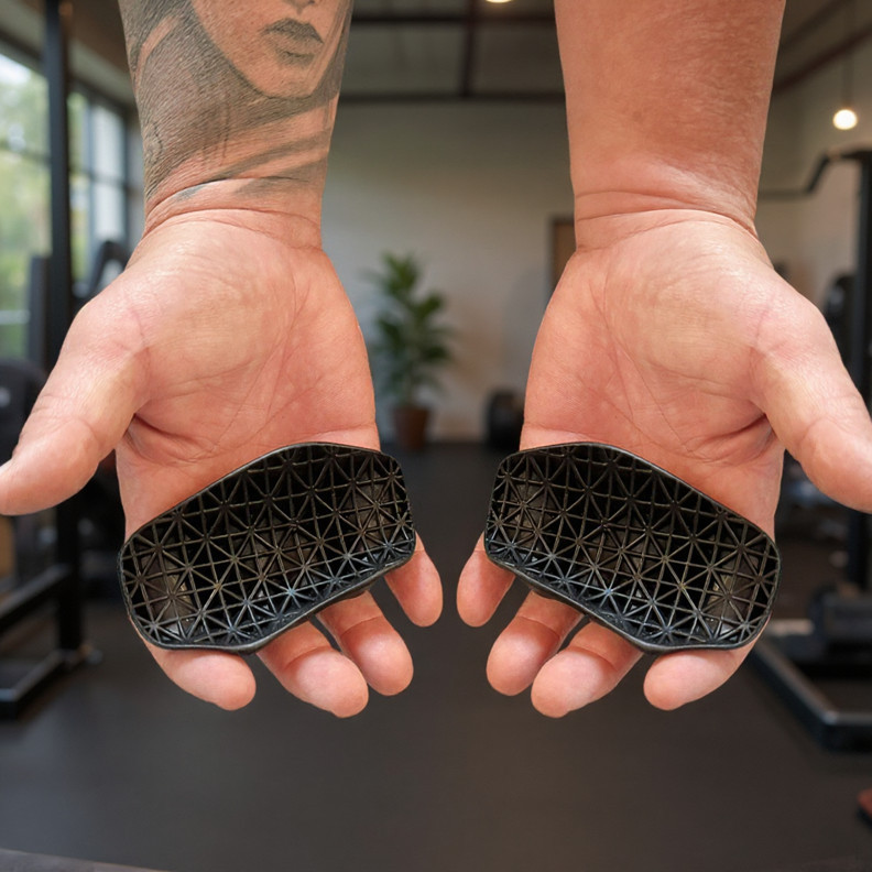 Hand Grip Anatômico Com Proteção Palmar e Dedos Estilo Clean Estável Premium