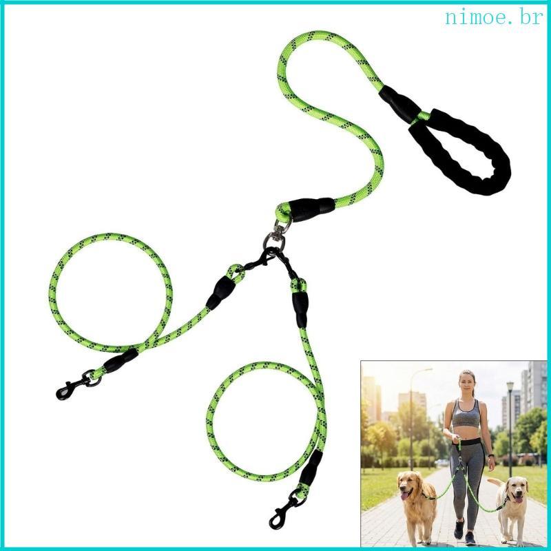 Trelas Removíveis Para Cães Nim Ergonomic Grip Com Durabilidade Reflexiva E Fácil Controle Manuseio Sem Esforço