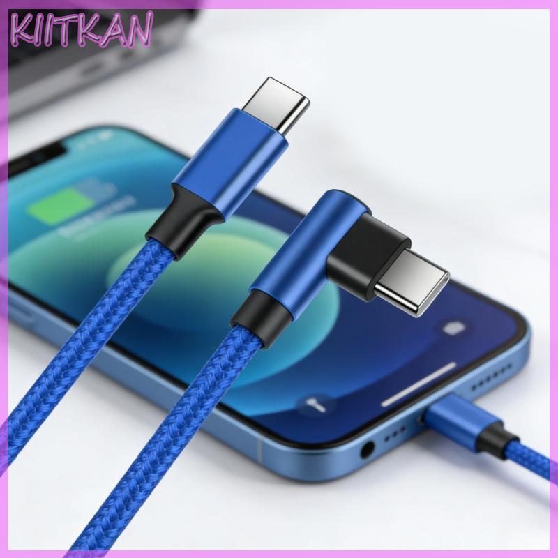 Carregamento KIITK Fast Speed Type C PD60W Compatível Para Smartphone Tablets Laptop