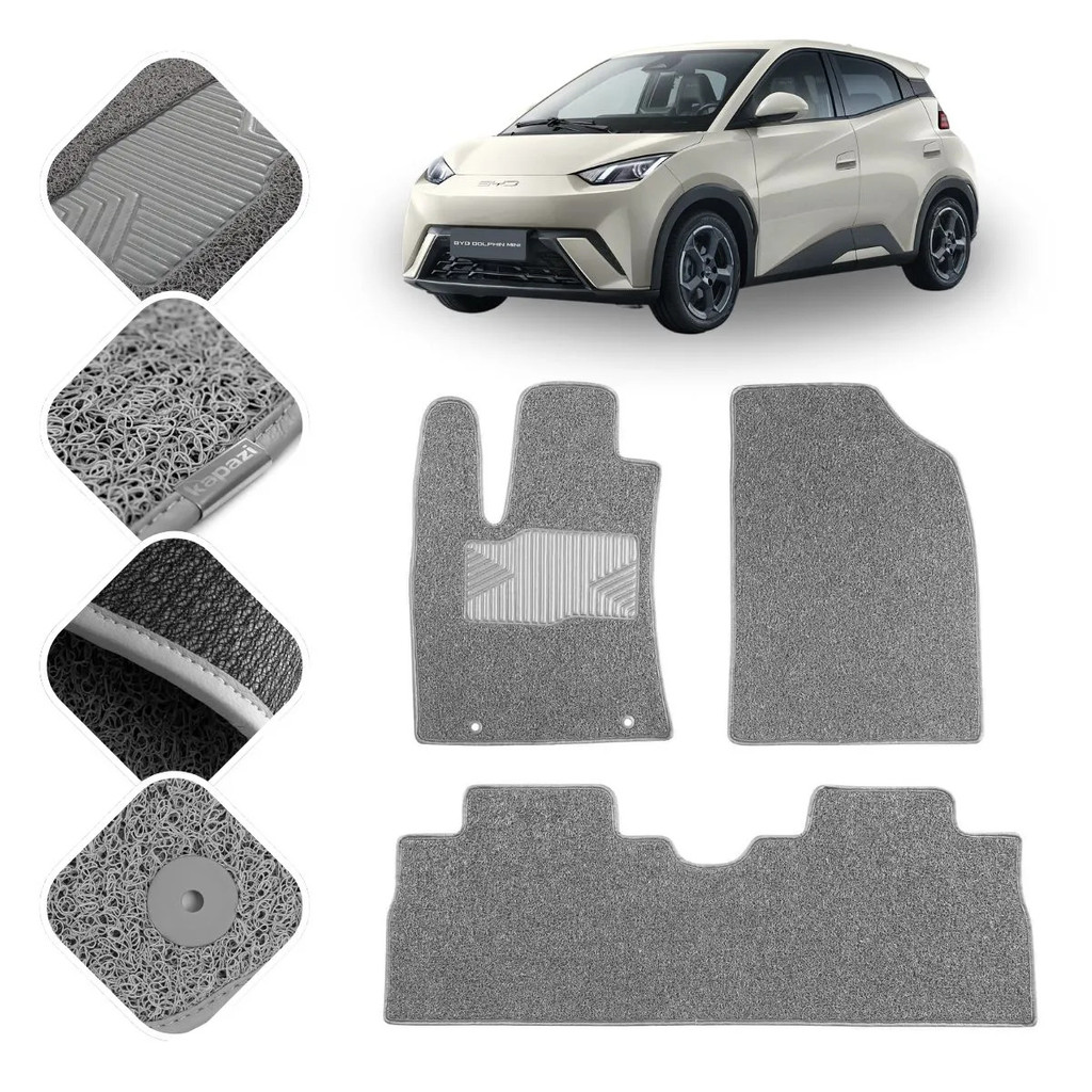 TAPETE AUTOMOTIVO BYD DOLPHIN MINI VINIL TAPKAR PERSONALIZADO KAPAZI