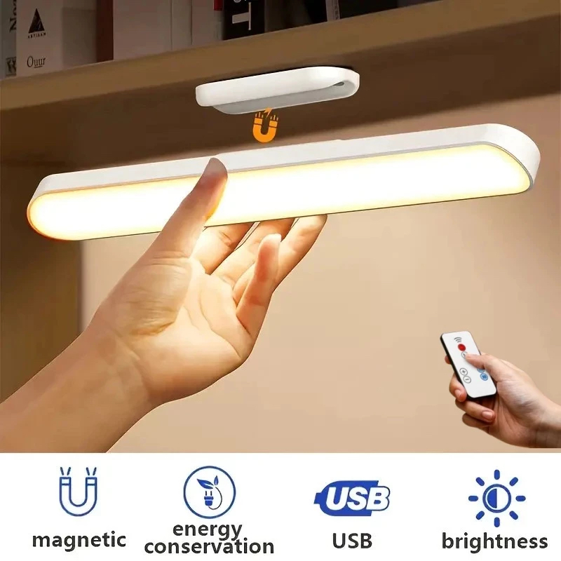 Led Light Overlay Wireless Rechargeable Stick with Magnetic Holder and Touch 3 Colors with Remote Control