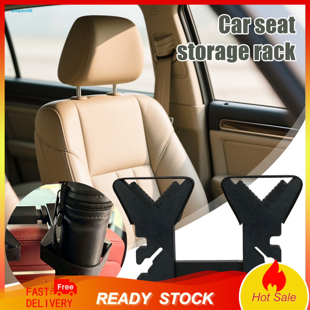 High-strength Plastic Bracket Outdoor Gear Vehicle Mount Adjustable Headrest Organizer for Car Truck Vertical Storage Ra