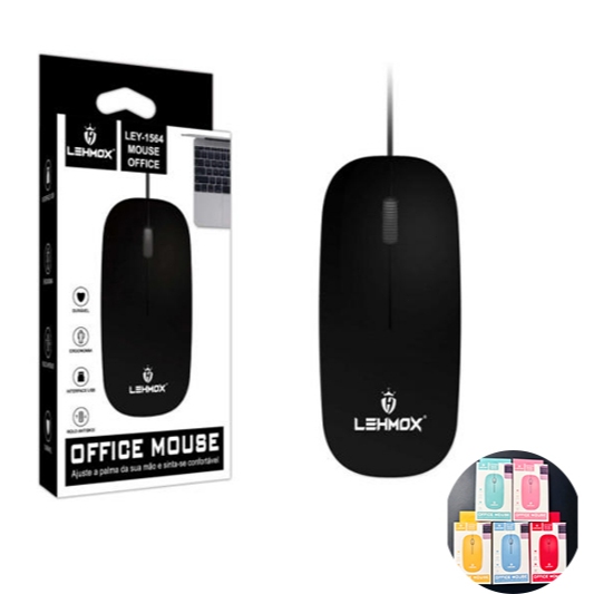 Computer Mouse Wired, Silent USB Mice - Slim & Compact USB for Apple Mac or Windows PC Laptop/Desktop