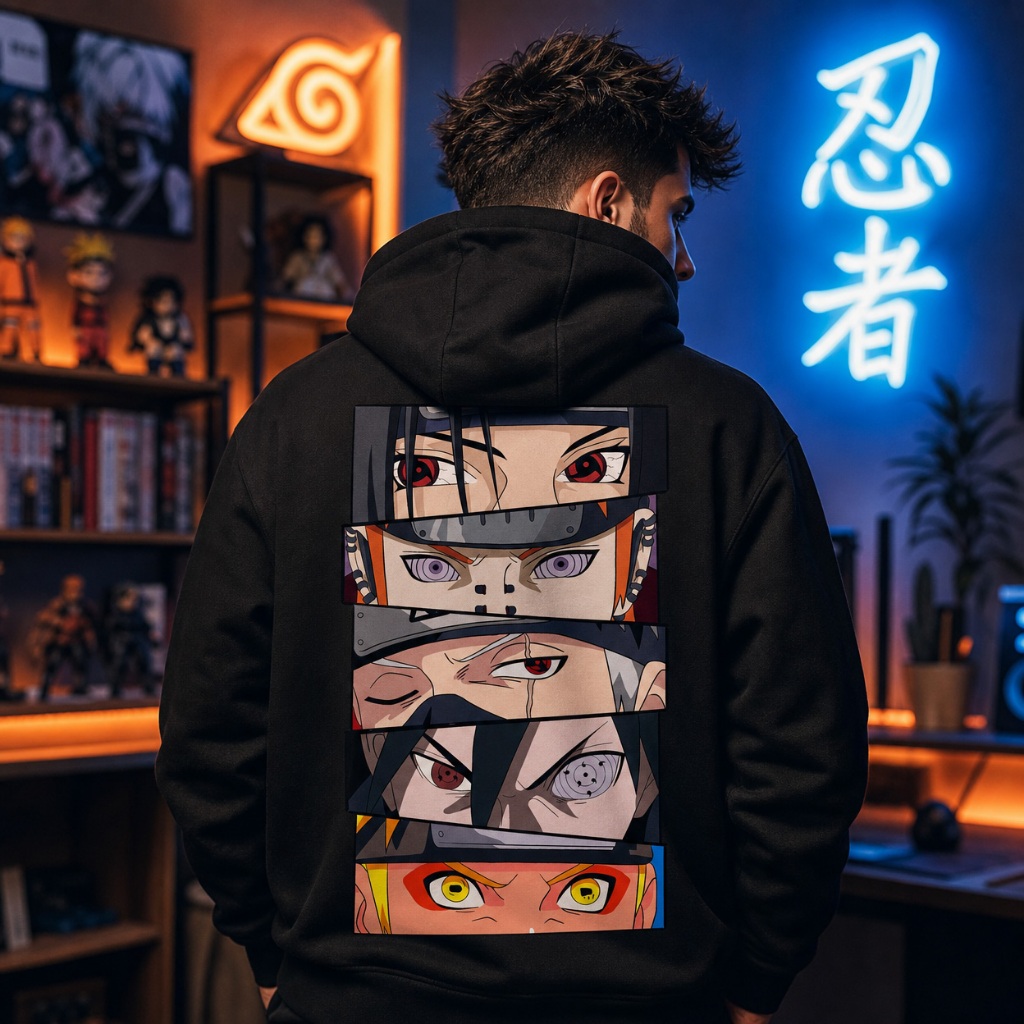 Blusa Moletom  Agasalho Casaco com Capuz Unissex Robusto Premium Anime Geek