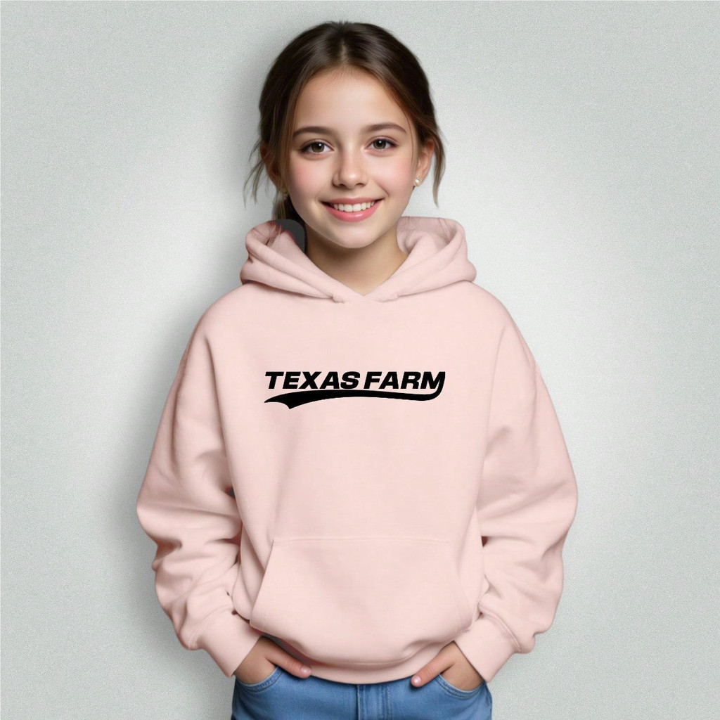 Moletom Infantil Bolso Canguru Capuz Agro Texas Farm 121 Premium Envio Imediato