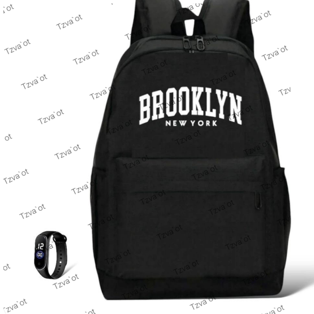 Mochila Masculina Unisex Escolar Reforçada Bolsa Para Trabalho Notebook Viagem + Relógio Digital  Promoçao