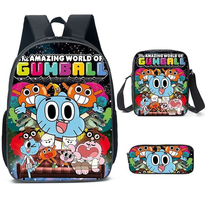 Nova Mochila Forrest Gump World Bolsa Escolar De Estudante De Desenho Animado Com Impressão Digital 3D Grande Capacidade