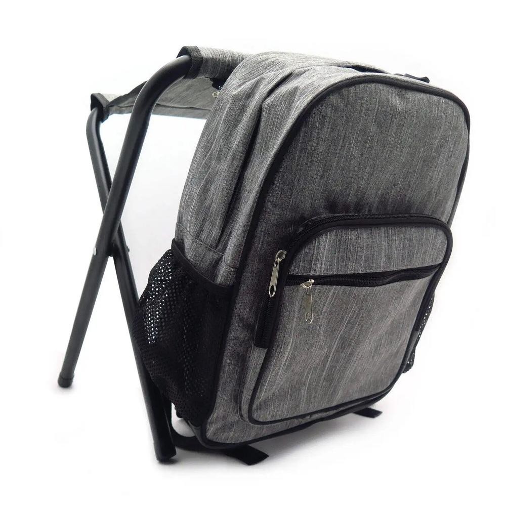 MOCHILA TERMICA VIRA BANQUETA DOBRAVEL 2 EM 1 BANCO PORTATIL BOLSA CADEIRA PESCA VIAGEM CAMPING PIQUINIQUE EVENTOS