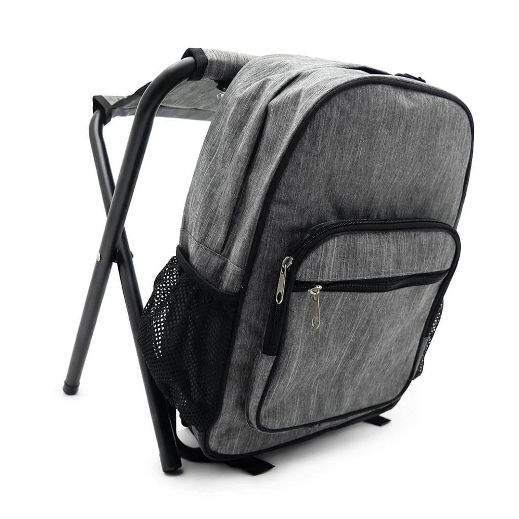 Mochila Cooler 25 Litros Com Banco Dobrável Portátil Praia Show Viagem