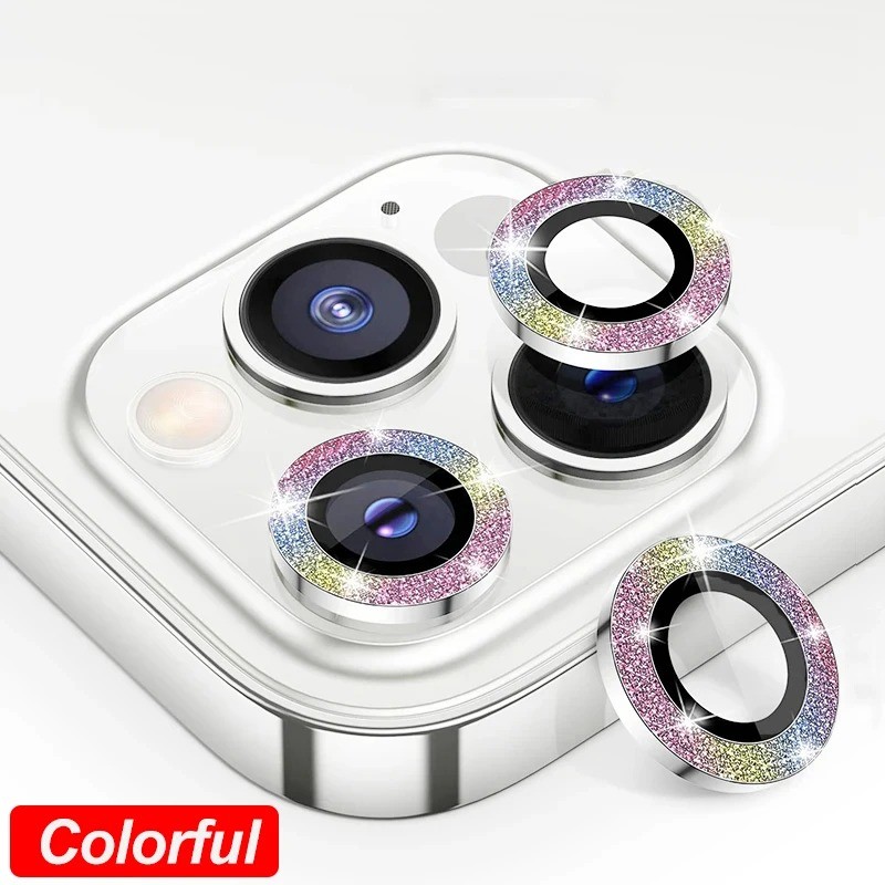 Camera Lens Protector for IPhone 11 13 17 15 12 14 16 Pro Max 13 12 Mini Tempered Glass Back Film + Protective Ring