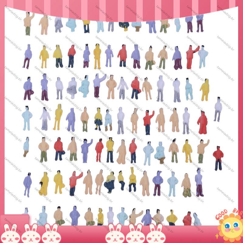 [Fast T] Novo Modelo Pintado De 100 Peças De Figuras De Pessoas De Trem Escala N (1 A 150)