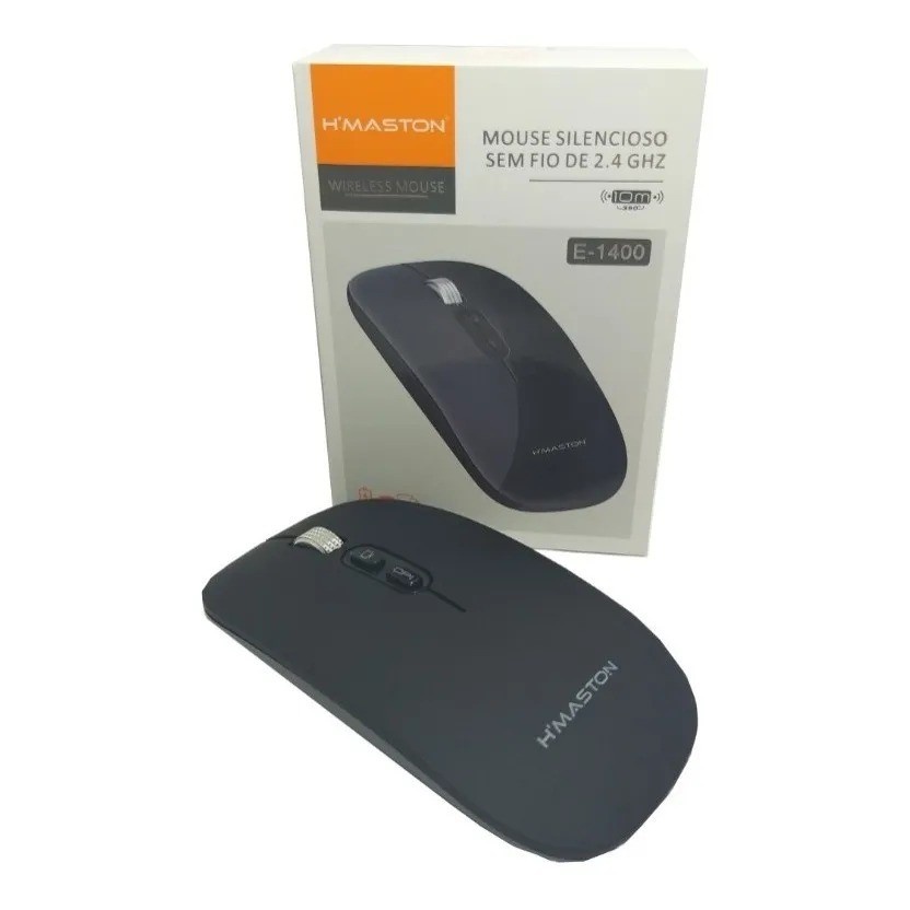 MOUSE H'MASTON WIRELESS RECHARGABLE H'MASTON RECHARGEABLE WIRELESS E-1400 Compatigel with devices that have Usb related