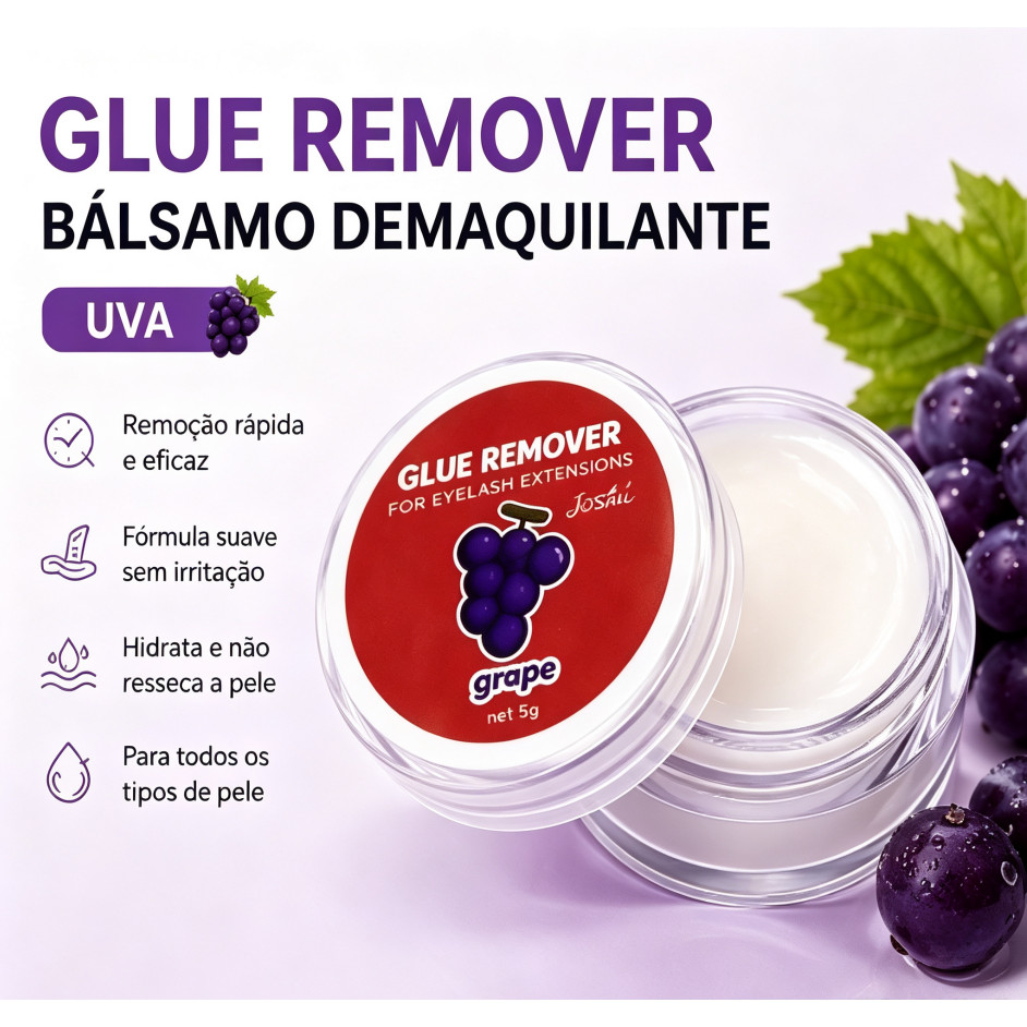 Removedor Cola Cílios Uva 15g