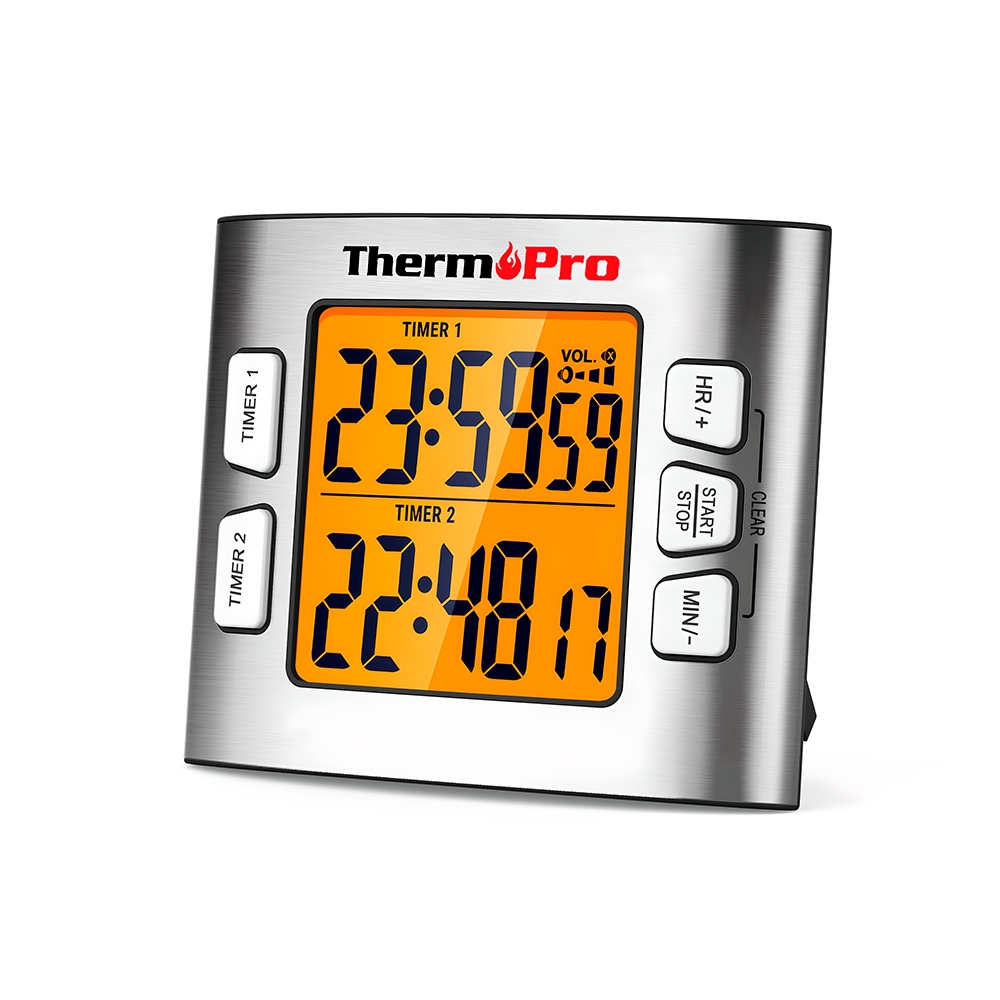 Temporizador Cozinha Digital ThermoPro TM02W Magnético LCD