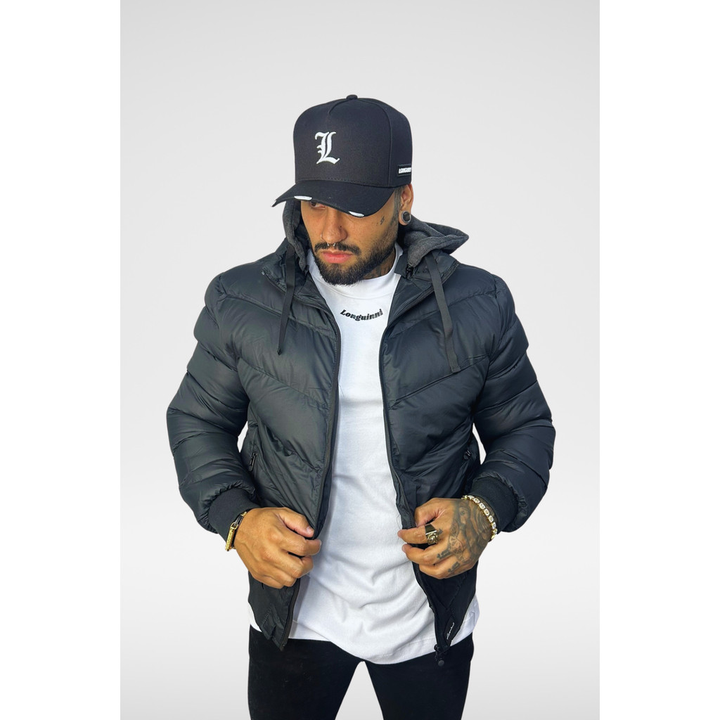 Jaqueta Puffer Super Premium Preta