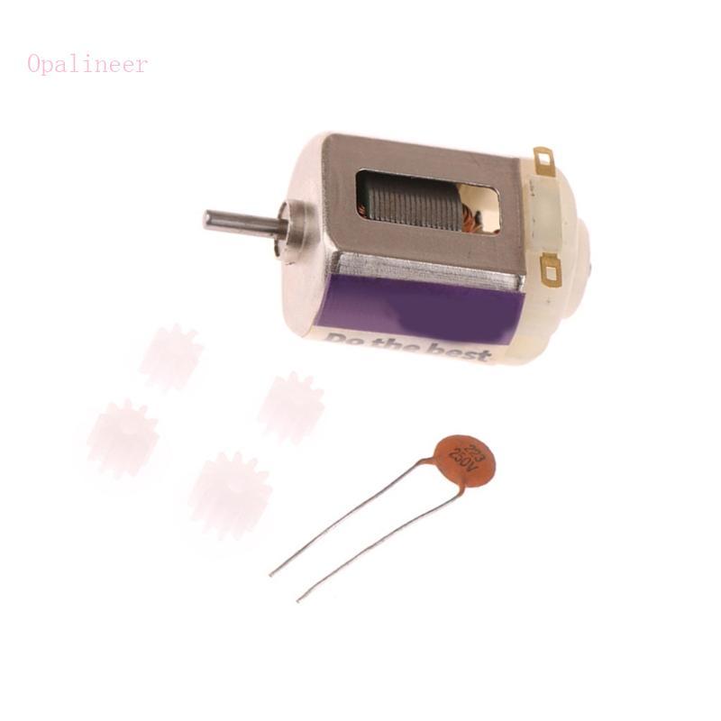 Opalineer Fast Speed RCs Car Upgrades Kit Motor Engrenagens Metal E Capacitores Para Os Desempenhos D