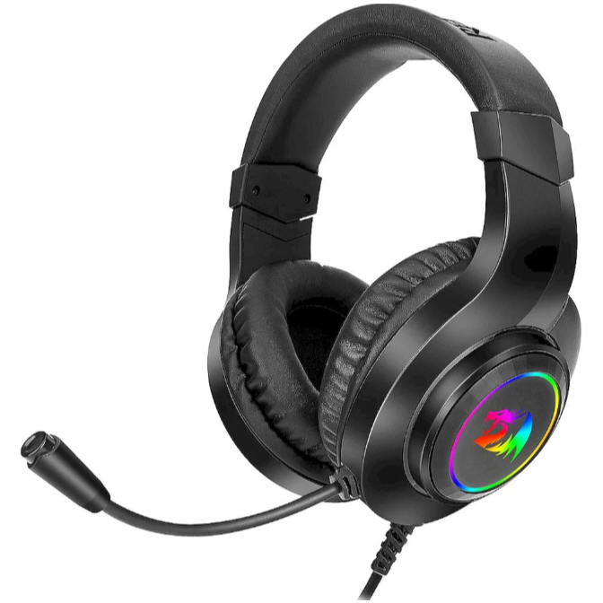 Headset Gamer Redragon H520 RGB USB P2 com Microfone Estéreo Original
