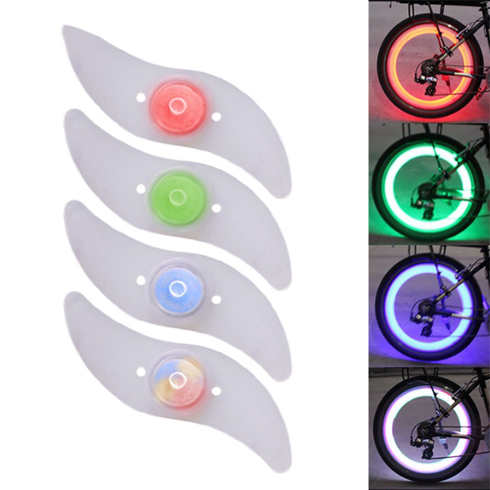 Waterproof Bicycle Spoke Light Bike Wheel Tire LED Safety Bright Wheel Light Bicycle Warning Light With Battery