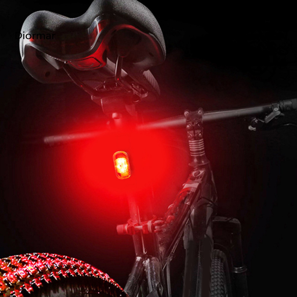 Bicycle Light Waterproof Rear Bright Led Bike Tail Warning Easy Install Compact Safety Lamp for Cycling Night Ride South