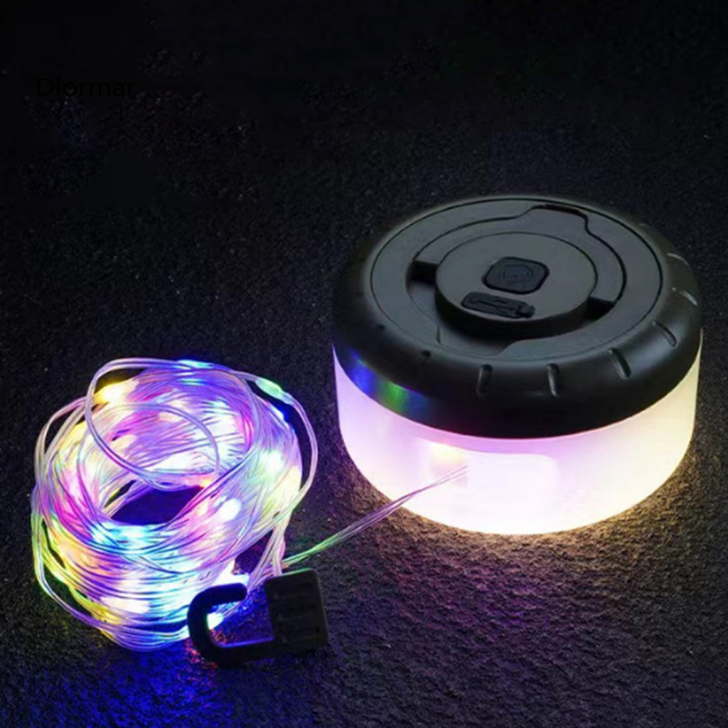 Led String Light Party Waterproof Outdoor Camping Lights – Soft Flicker-free Colorful Tent Decoration for Garden Patio