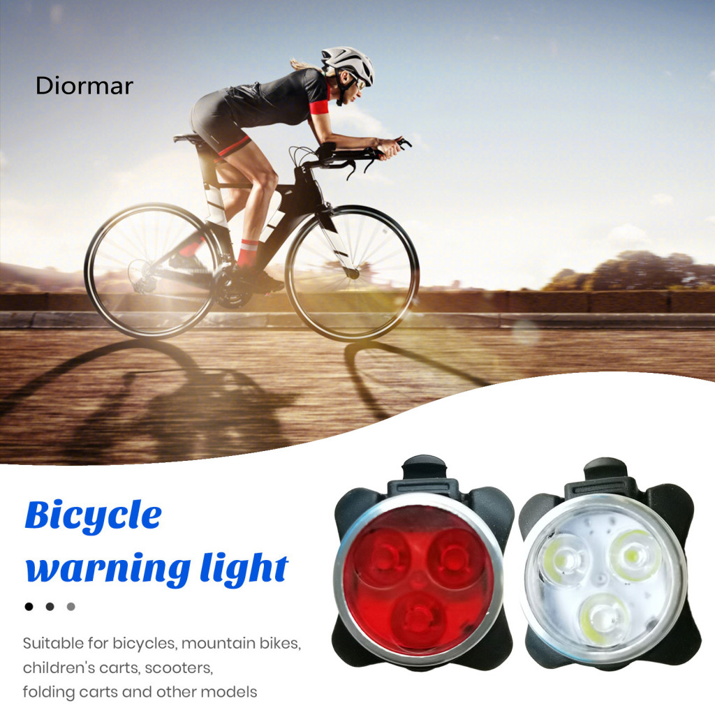 Rechargeable Bicycle Light Impact Resistant Bike Lights Usb Waterproof Led 4 Modes Front Rear Safety Over 10 Hours Runti