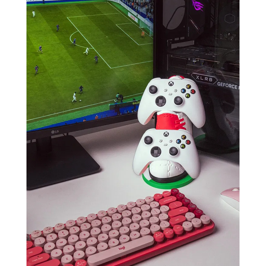 SUPORTE CHUTEIRA CONTROLE PS5 XBOX - Soccer Shoes Controller Holder