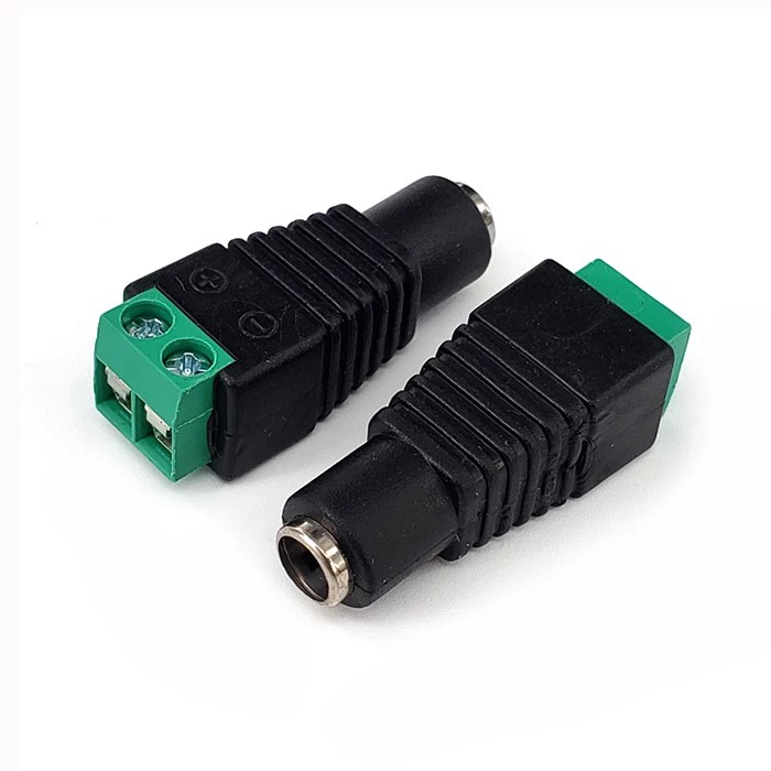10 Plug Conector P4 Femea Borne Para Cftv Câmera Segurança