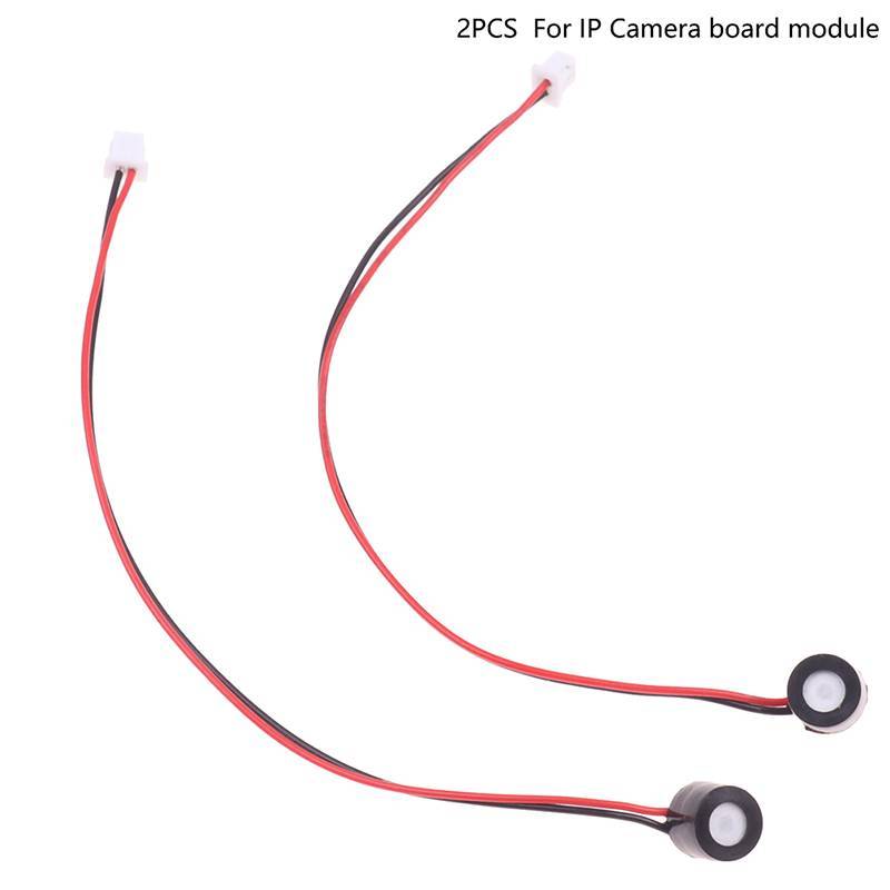 [kaan] IP CCTV Microfone De Áudio À Prova D'água Som 1.25p Adaptador De Cabo De Segurança Para Módulo De Placa De Câmera
