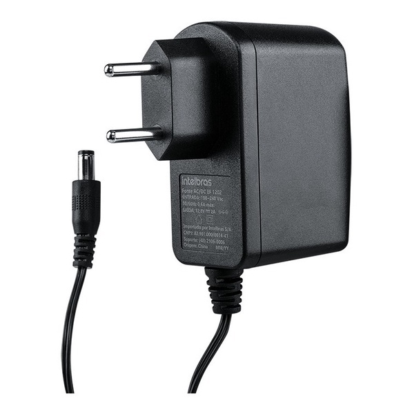 Fonte Intelbras 12,8v 2a Ef 1202 Camera Led Ac/dc