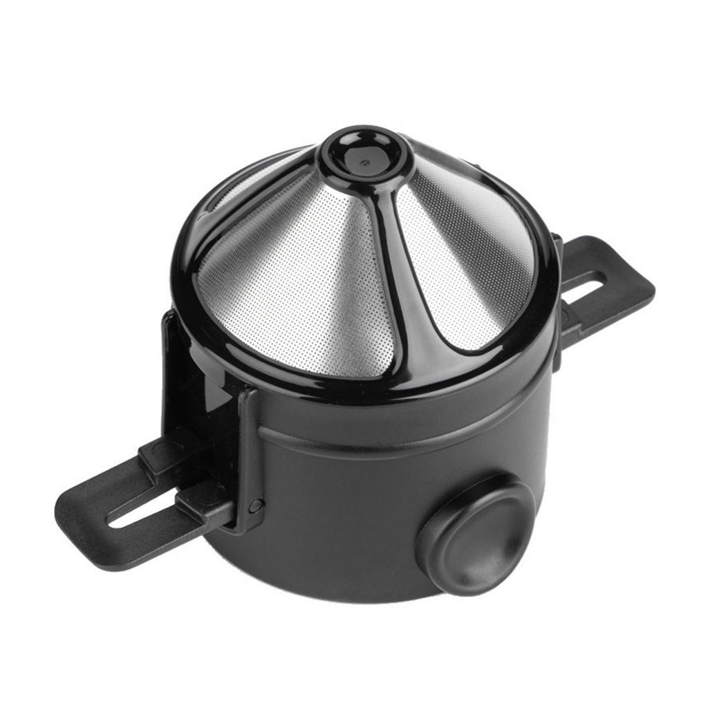 Mini Coador Portátil de Café Reutilizável em Aço Inoxidável