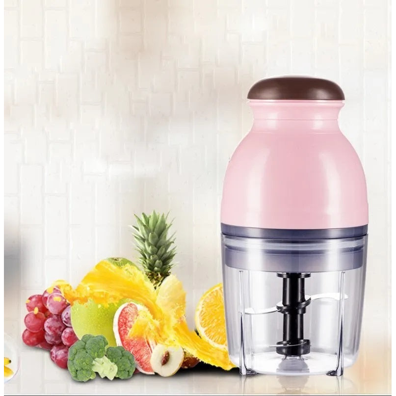 Mini Moedor Elétrico Para Carne E Frutas Com 220V Compacto