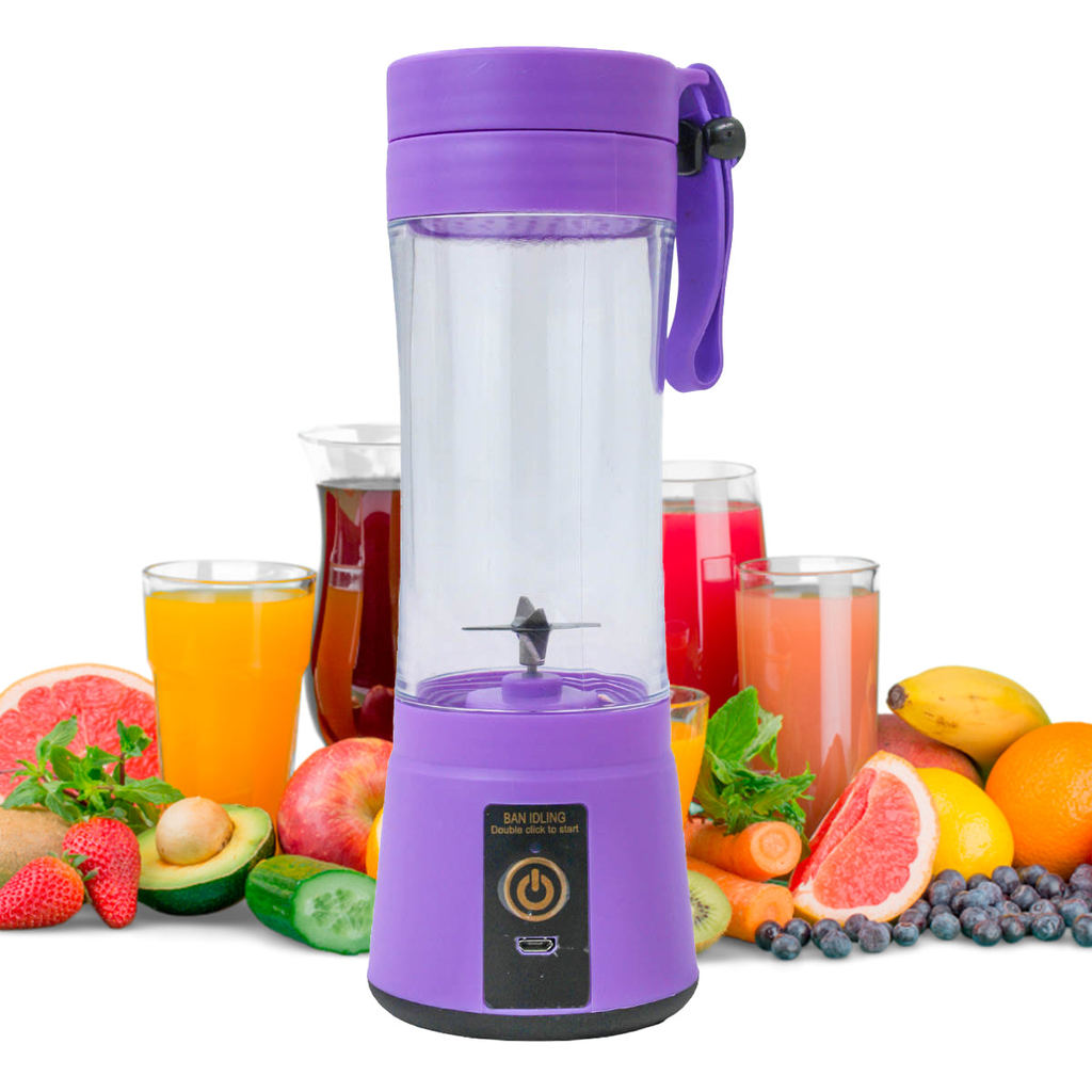 Juice Cup Mini Liquidificador Portátil Elétrico Lilás