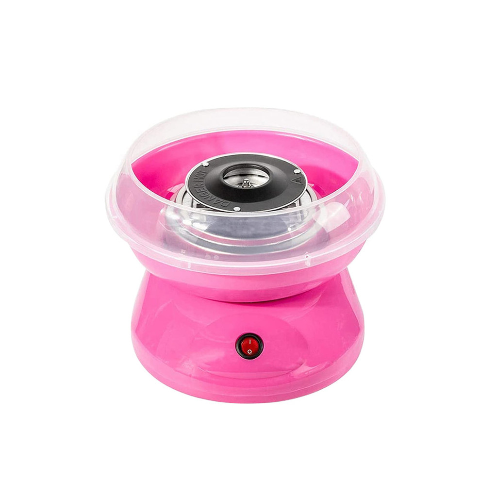 Máquina Elétrica de Algodão Doce Mini para Crianças Rosa