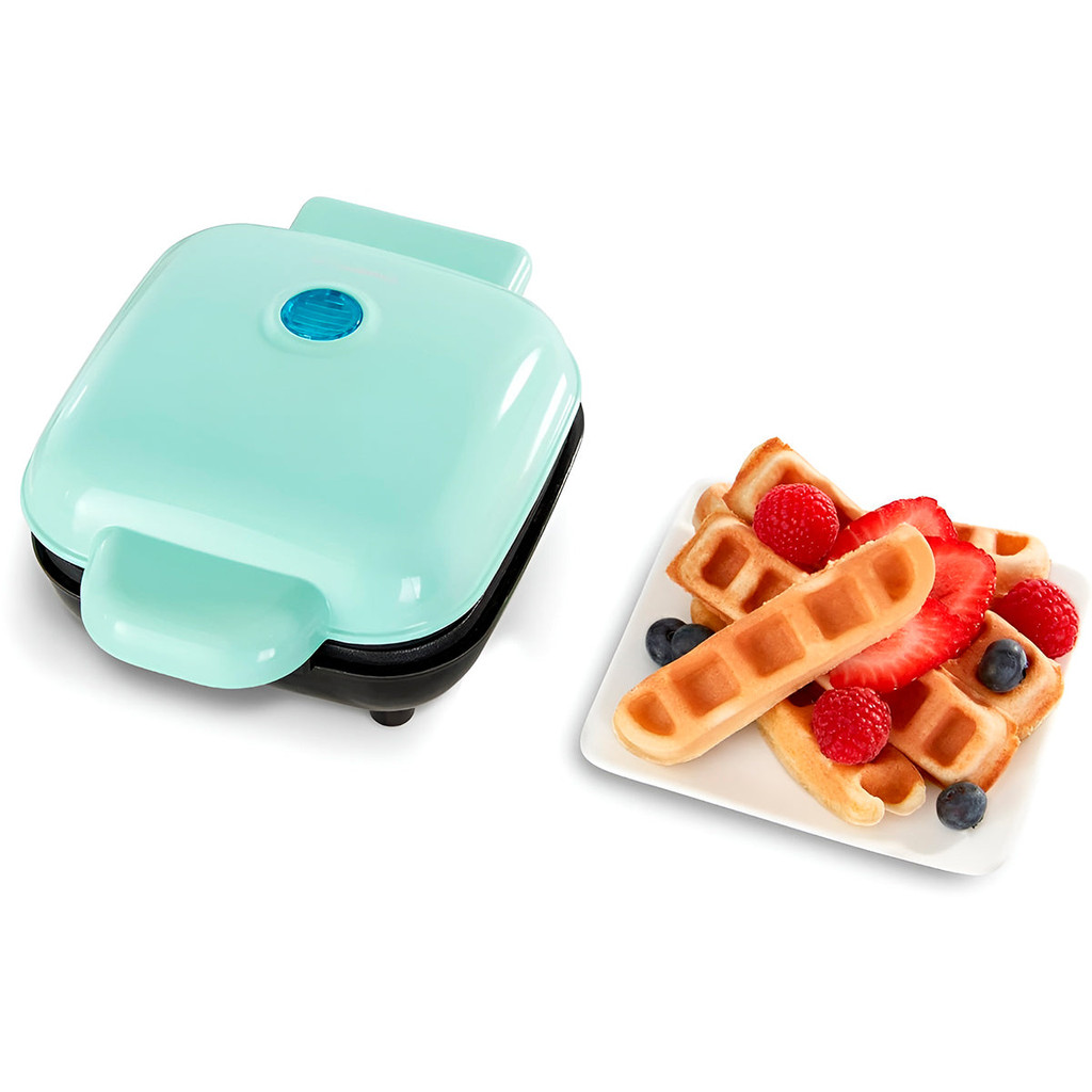 Mini Máquina de Waffle Quadrada Elétrica Ideal para Lanches