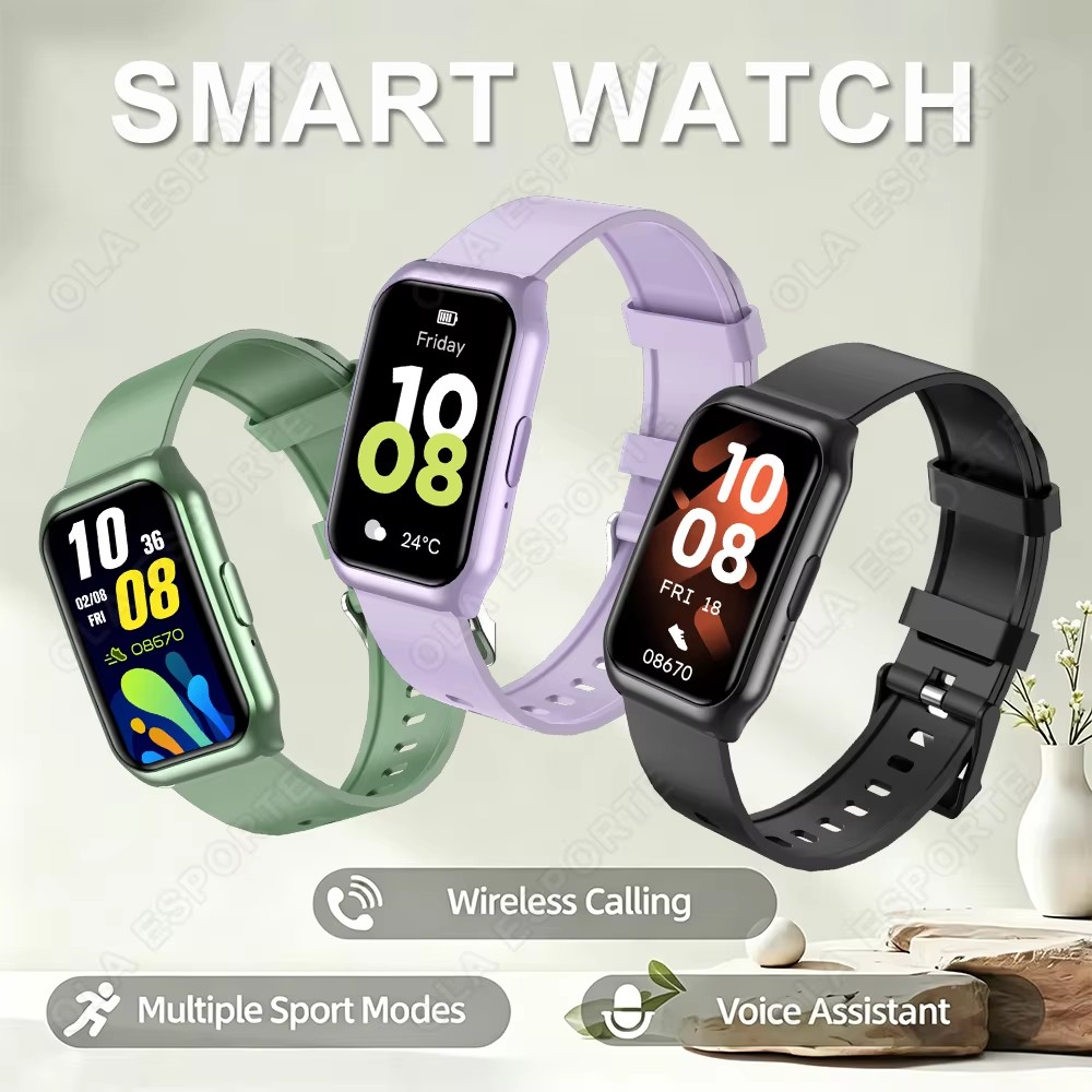 Novo Smartwatch Esportivo para Mulheres e Homens: Chamada Bluetooth, Conexão Wireless, Relógio Inteligente com Múltiplas