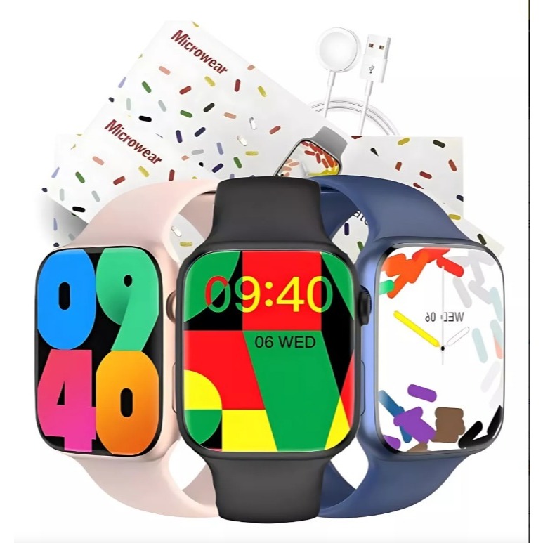Relógio Smartwatch W29 Pro Original Serie 9 Bluetooth Android Ios Sempre On Display Siri Call Wireless