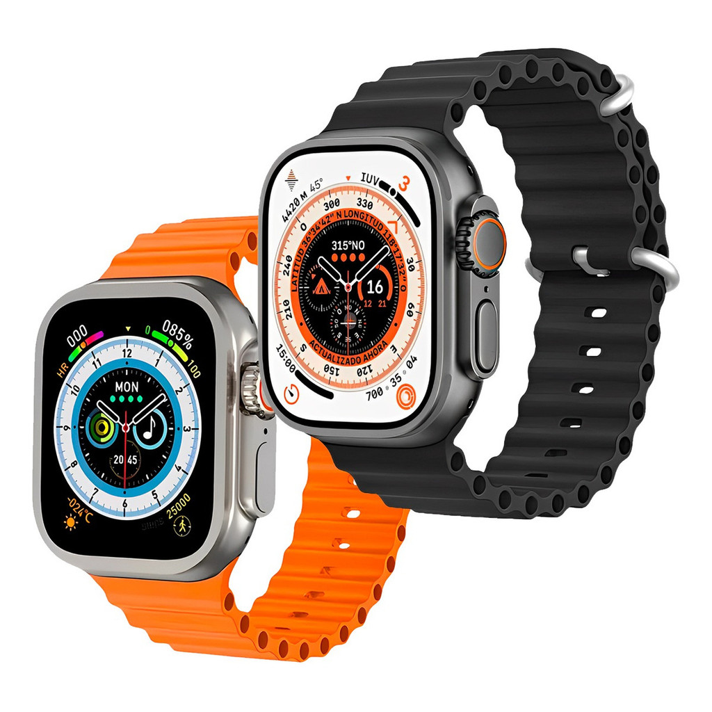 Relógio Smartwatch S9 Ultra Wireless Charge 2 pulseiras em 1
